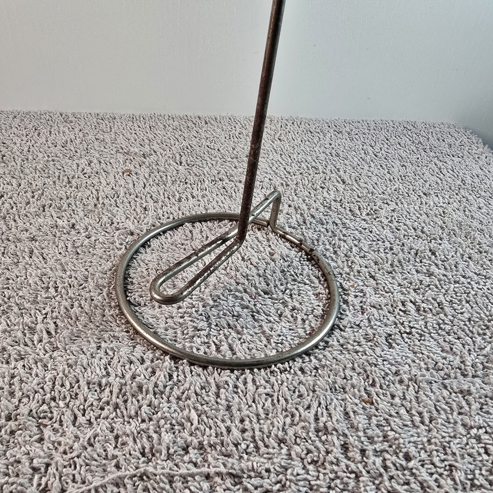 Green Hat Stand with Silver Base - Picture 2 of 5
